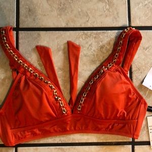 Kenneth Cole Bathing suit top M